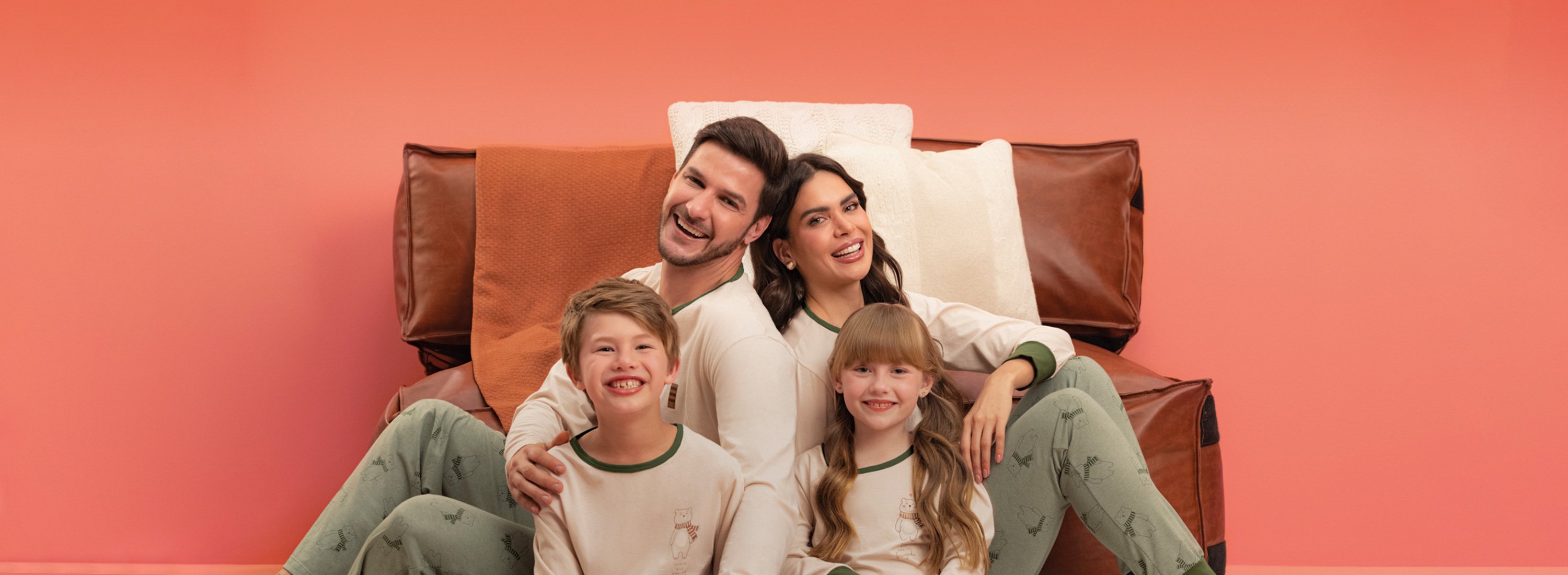 pijamas familia inverno 2025