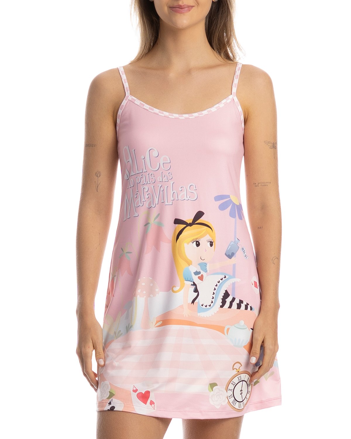 Camisola Alice in Wonderland Daniela Tombini Touch