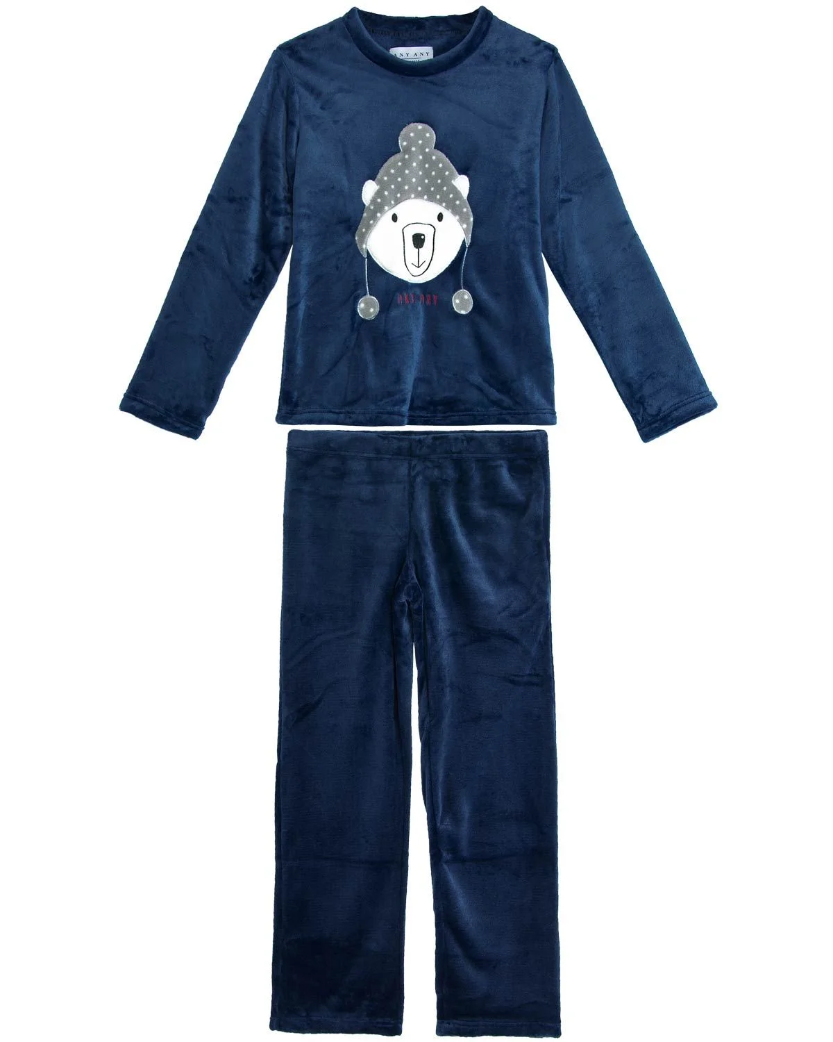 Pajamas Pijama Soft Polar Pijama Feminino Any Any Longo Soft Urso