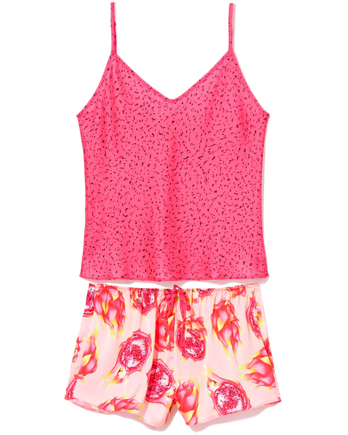Shortdoll Alça Cetim Gloss Short Pitaya Pink