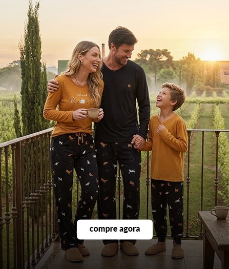 kit pijama familia gatinhos