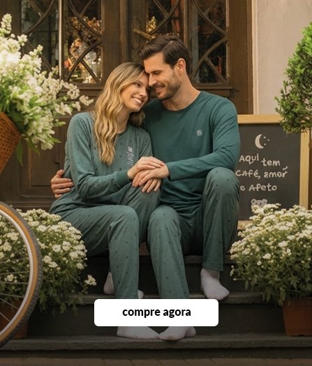 pijama casal verde flocos de neve